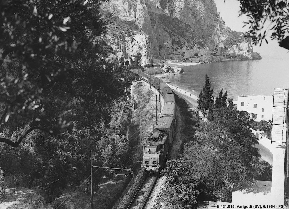 Il treno fotografico del 1954 - Malpasso.