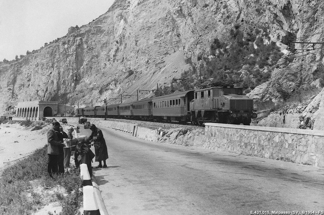 Il treno fotografico del 1954 - Malpasso.