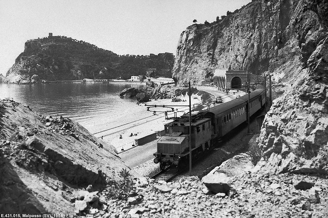 Il treno fotografico del 1954 - Malpasso.