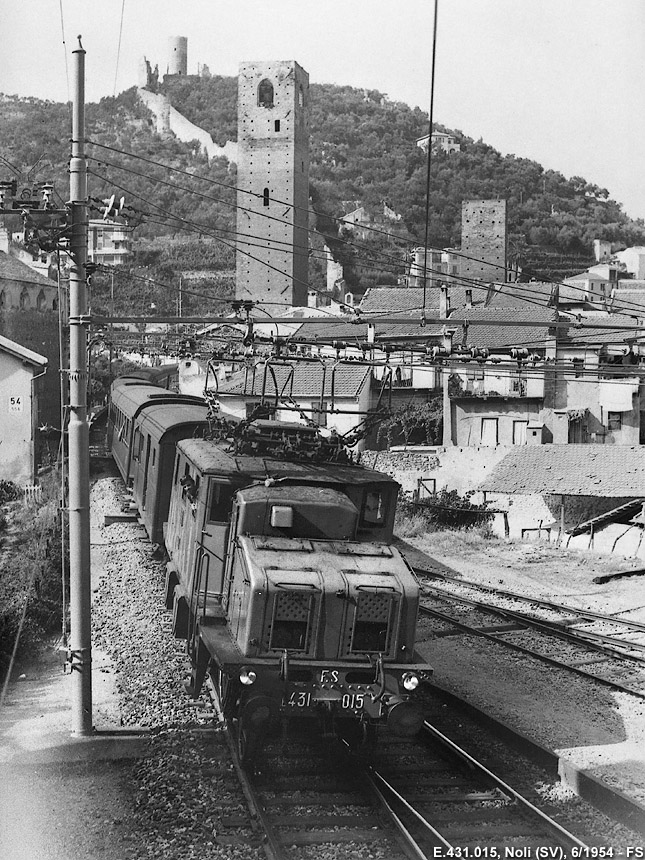 Il treno fotografico del 1954 - Noli.