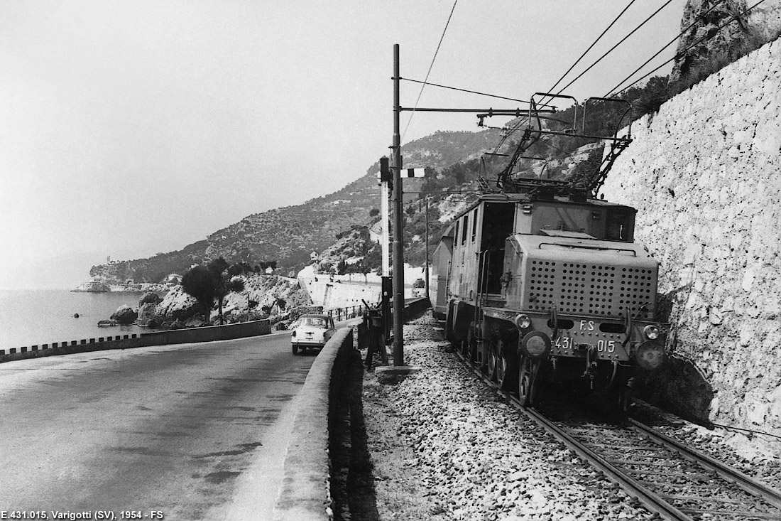 Il treno fotografico del 1954 - Varigotti.