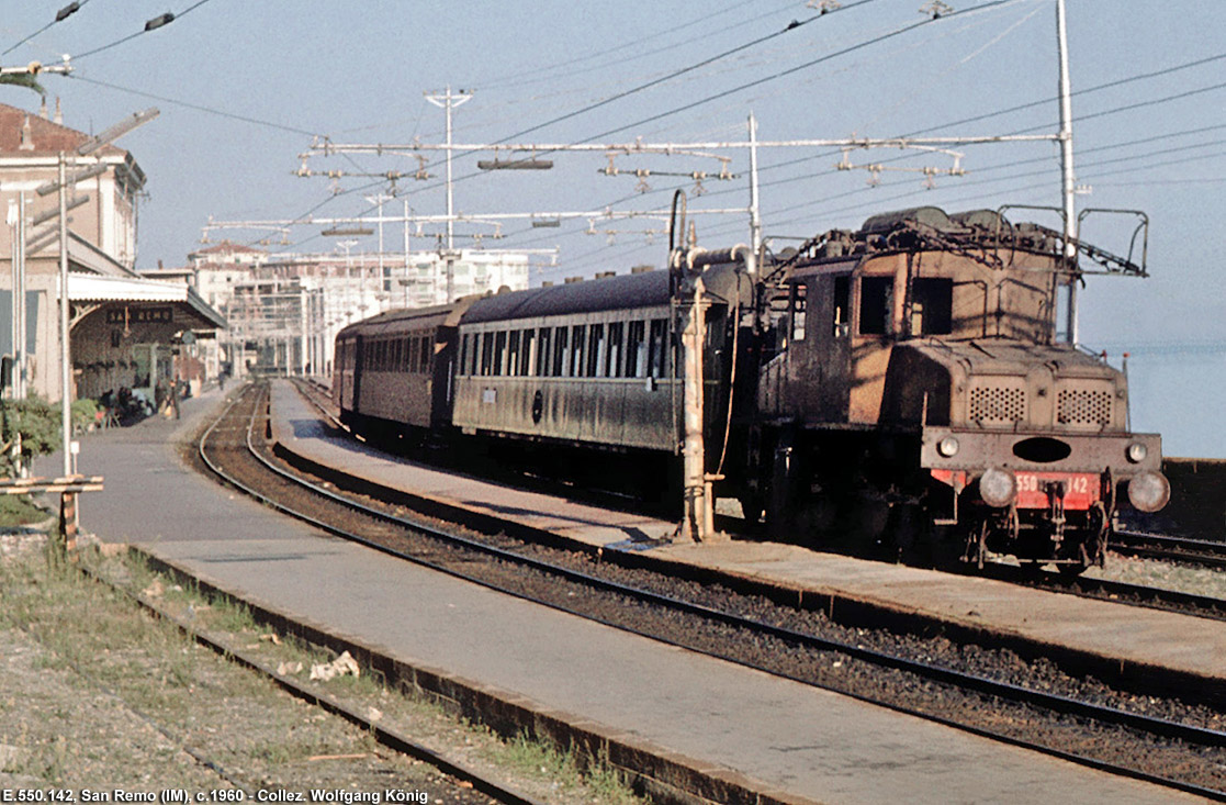 Gli anni 50-60 - E.550, San Remo.