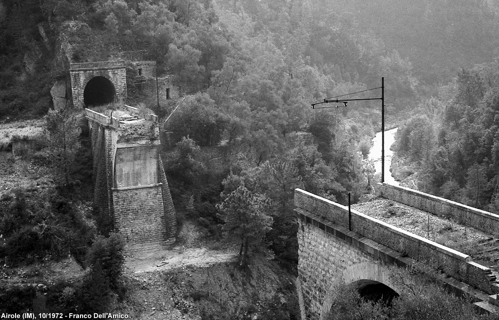 La Cuneo-Ventimiglia nel 1972 - Airole.