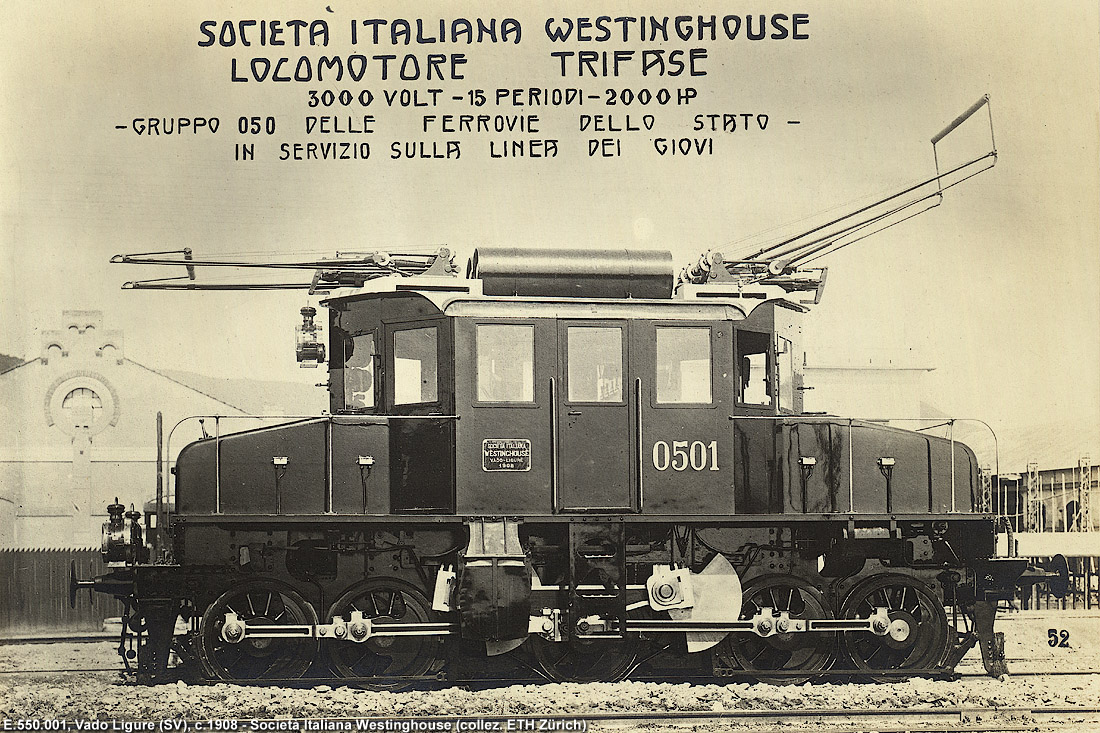 Societ Italiana Westinghouse (archivio ETH Zrich) - E.550.