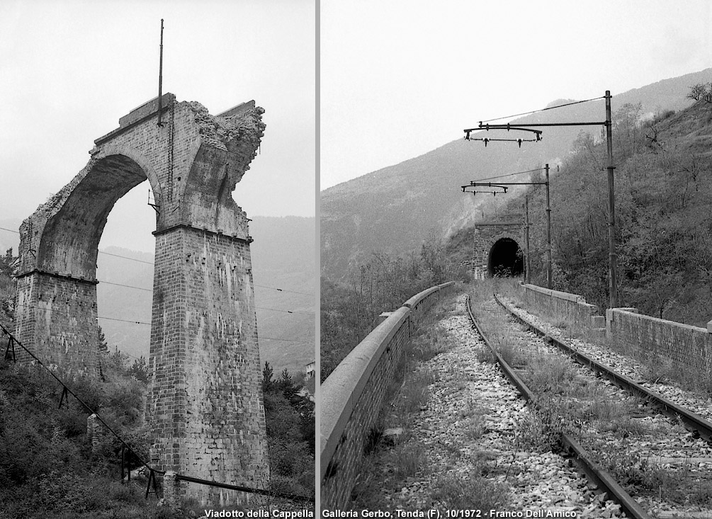 La Cuneo-Ventimiglia nel 1972 - La Chapelle.