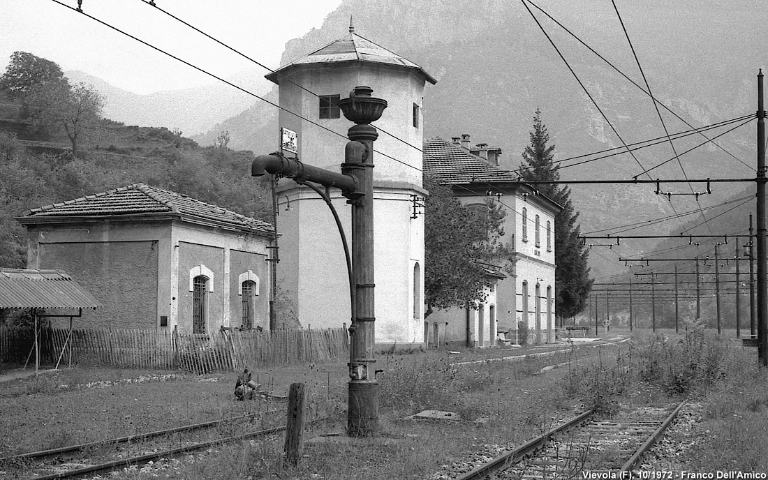 La Cuneo-Ventimiglia nel 1972 - Vievola.