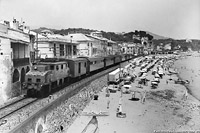 Il treno fotografico del 1954 - Celle Ligure.
