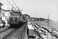 Il treno fotografico del 1954 - Celle Ligure.