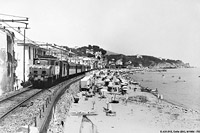 Il treno fotografico del 1954 - Celle Ligure.