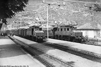 Il treno fotografico del 1954 - Finale Ligure.