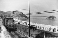Il treno fotografico del 1954 - Spotorno.
