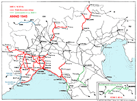 La rete trifase - Anno 1945.