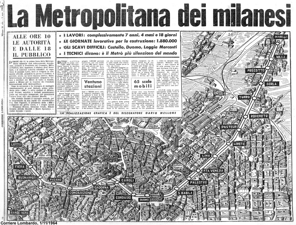 Arriva la metropolitana - L'inaugurazione.