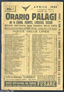 Altri orari - Orario Palagi 1949.