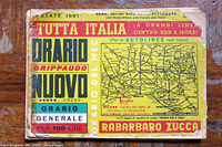 L'orario ferroviario Grippaudo - Orario 1961.