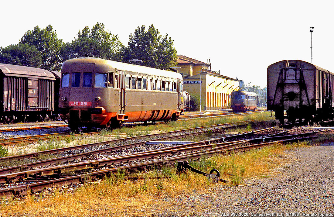 Elaborando la ferrovia degli anni '80 - Collesalvetti.