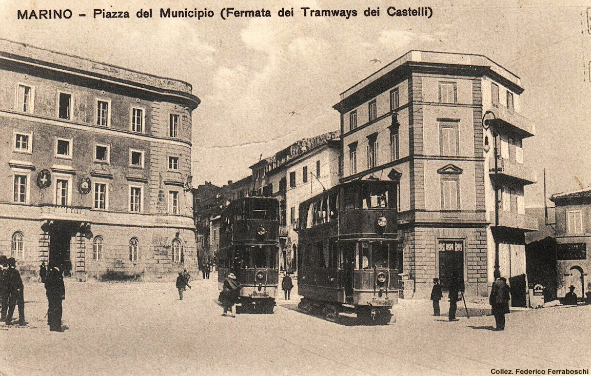 Da Velletri a Roma - Marino Piazza del Municipio.