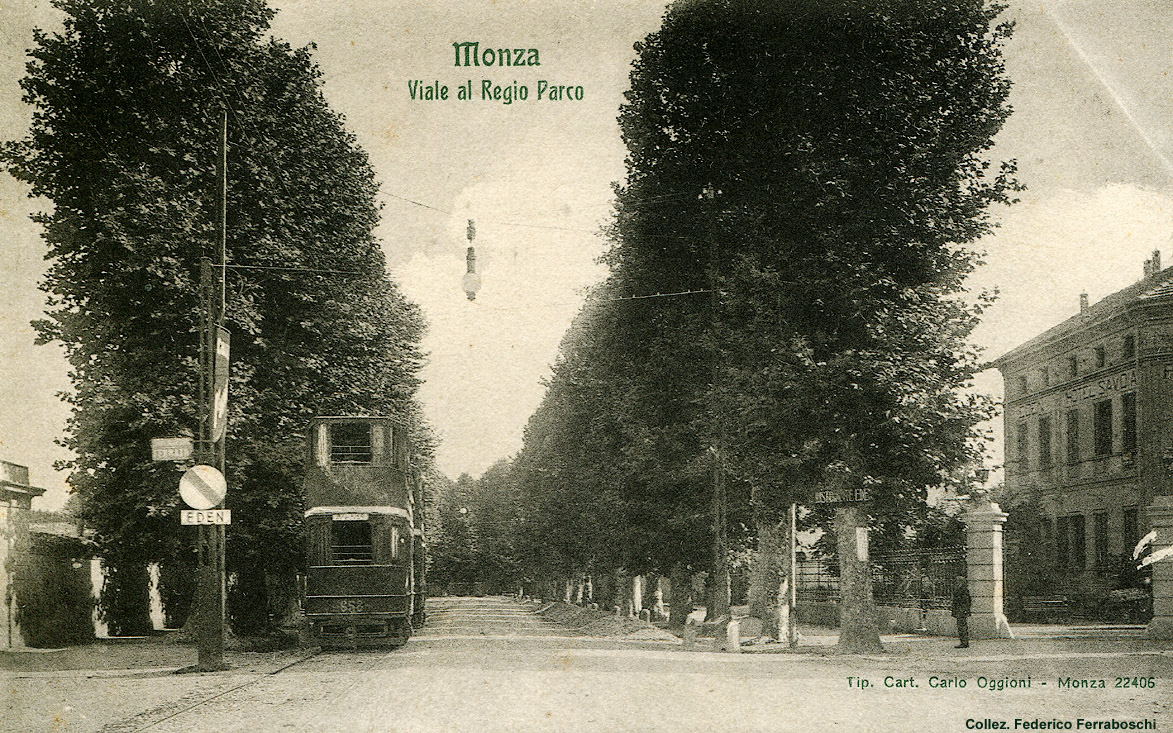 La Milano-Monza - Monza Viale al Regio Parco.