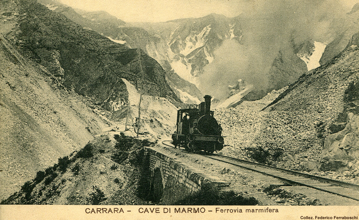 Vapore in cartolina - Carrara.