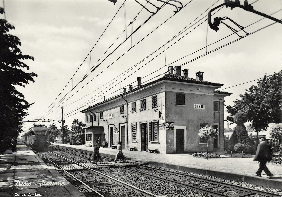 Elettromotrici in cartolina - Desio.