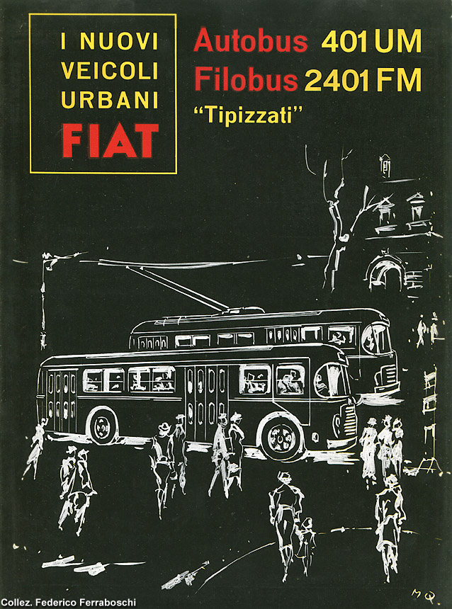 Filobus 2401 e 2411 - Brochure Fiat 2401.