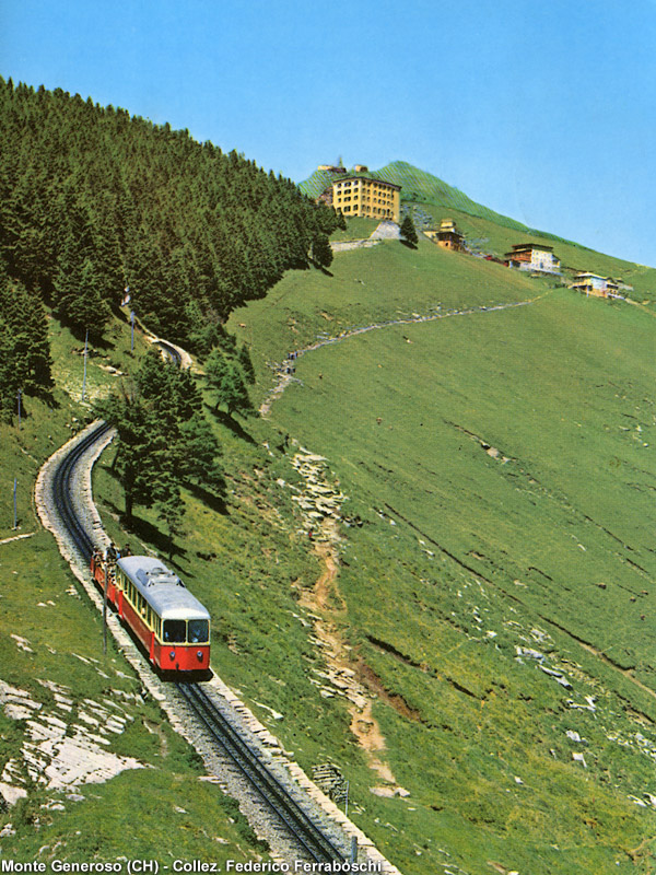 La ferrovia del Monte Generoso - Automotrice.