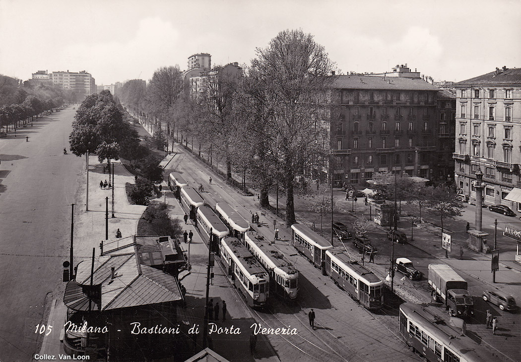 Tram a Milano - Porta Venezia.