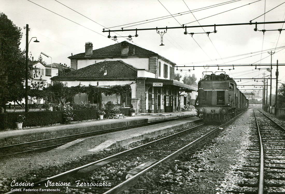 Locomotive in cartolina - Cassine (AL).