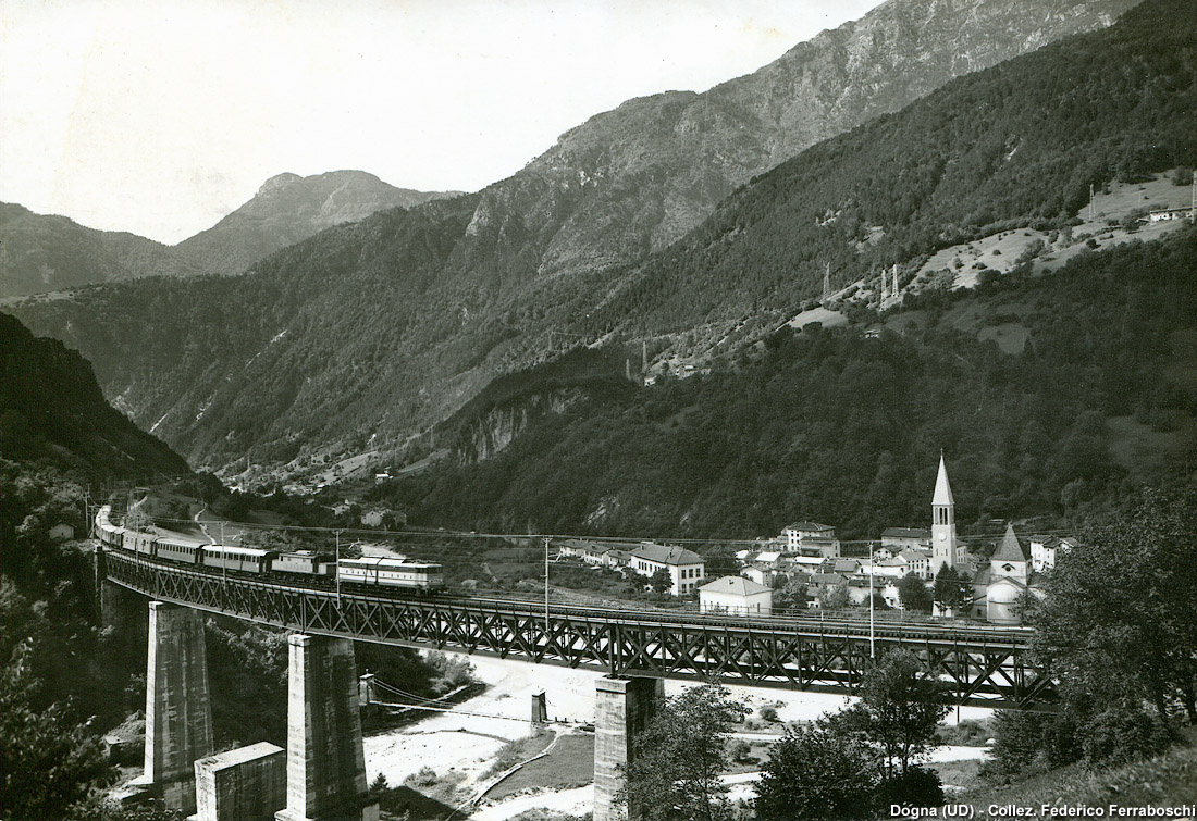 Locomotive in cartolina - Dogna (UD).