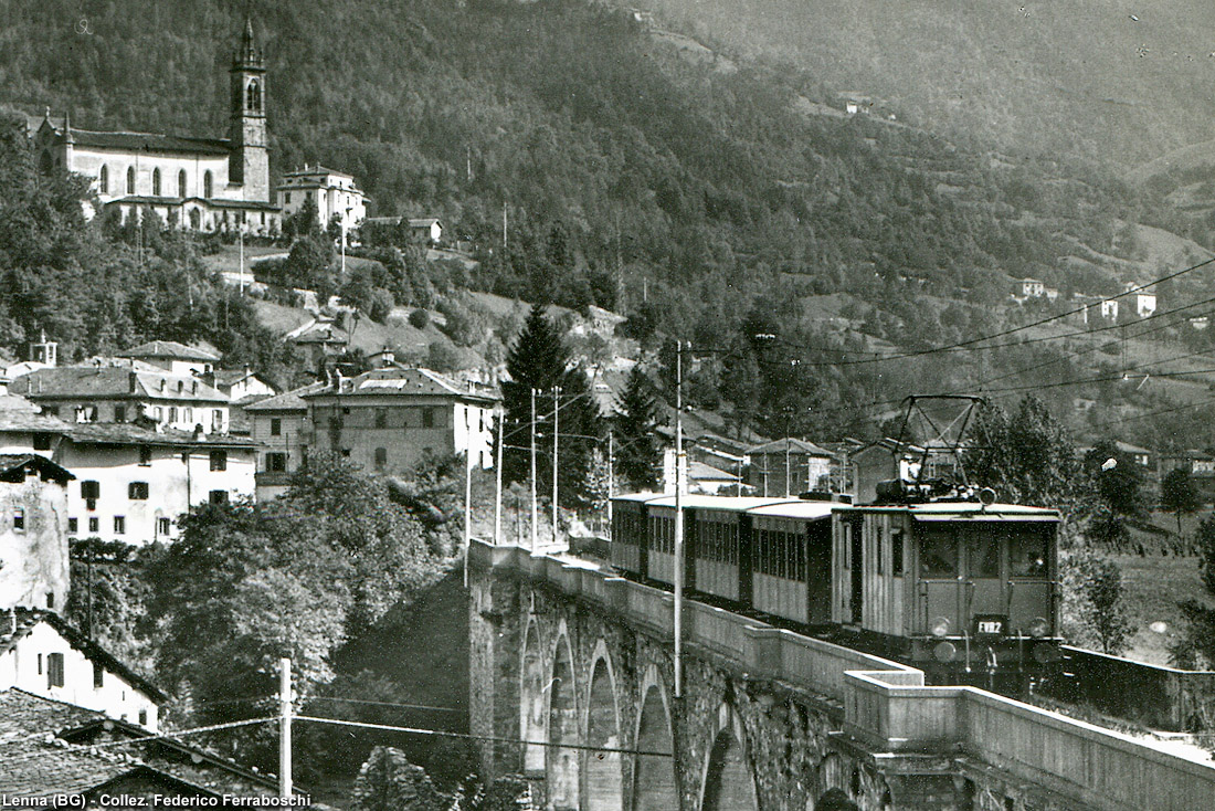 Locomotive in cartolina - Lenna (part.).