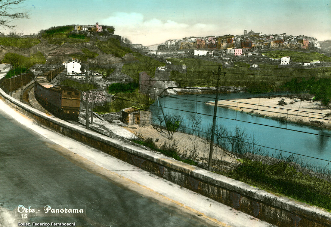 Locomotive in cartolina - Orte.