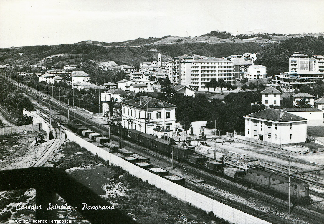 Locomotive in cartolina - Cassano Spinola (AL).