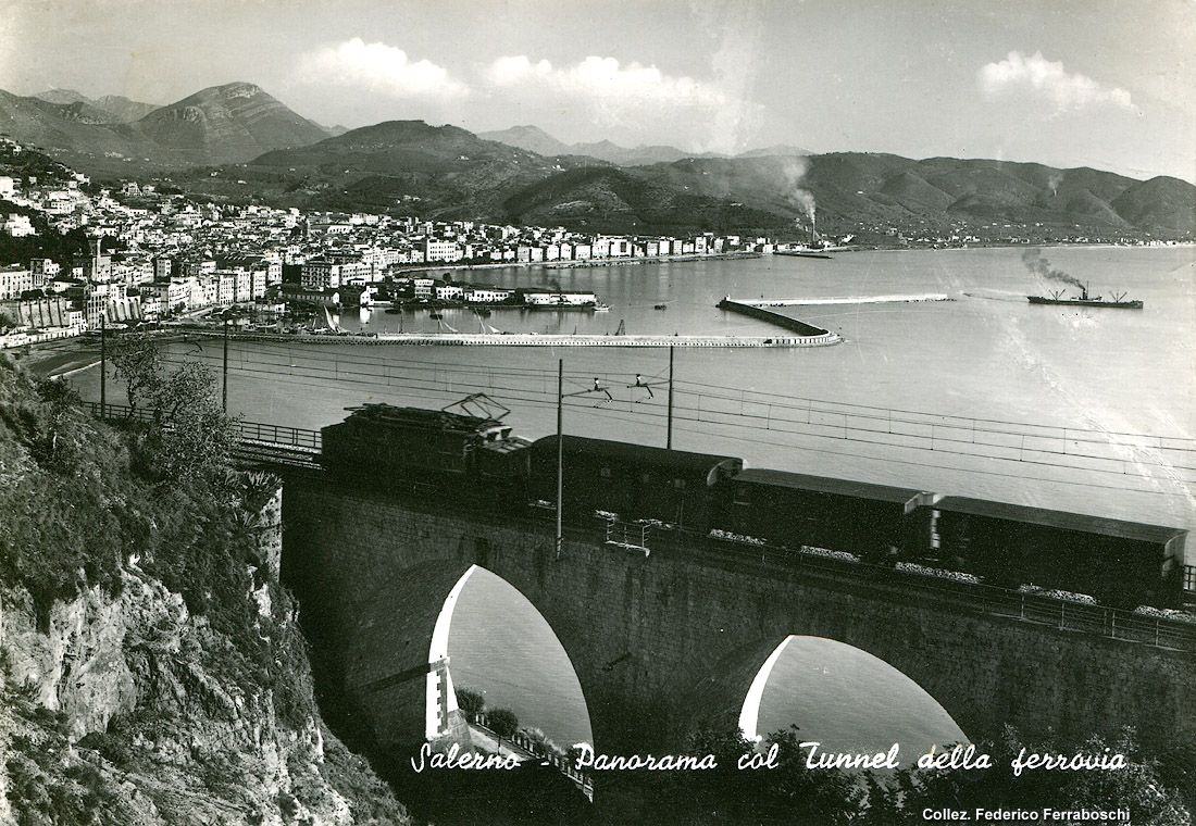 Locomotive in cartolina - Salerno.