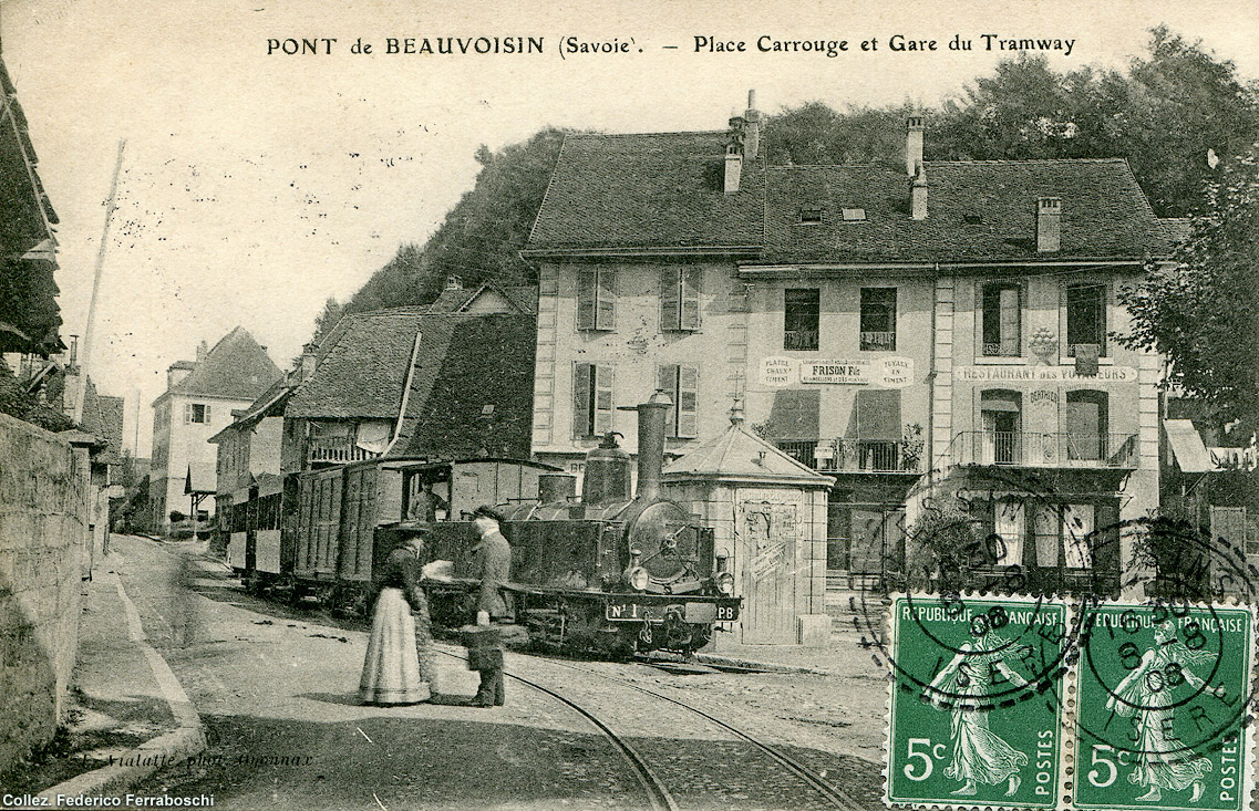 Scene di vita quotidiana - Pont de Beauvoisin.