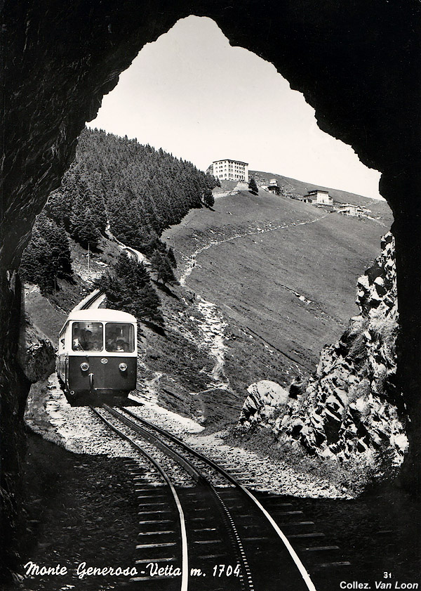 La ferrovia del Monte Generoso - Galleria Vetta.