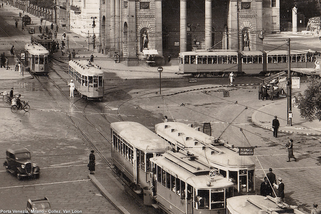 Tram a Milano - Porta Venezia (part.)