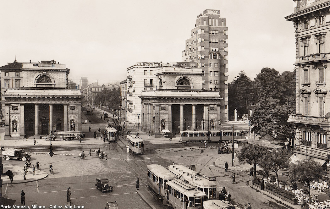 Tram a Milano - Porta Venezia.