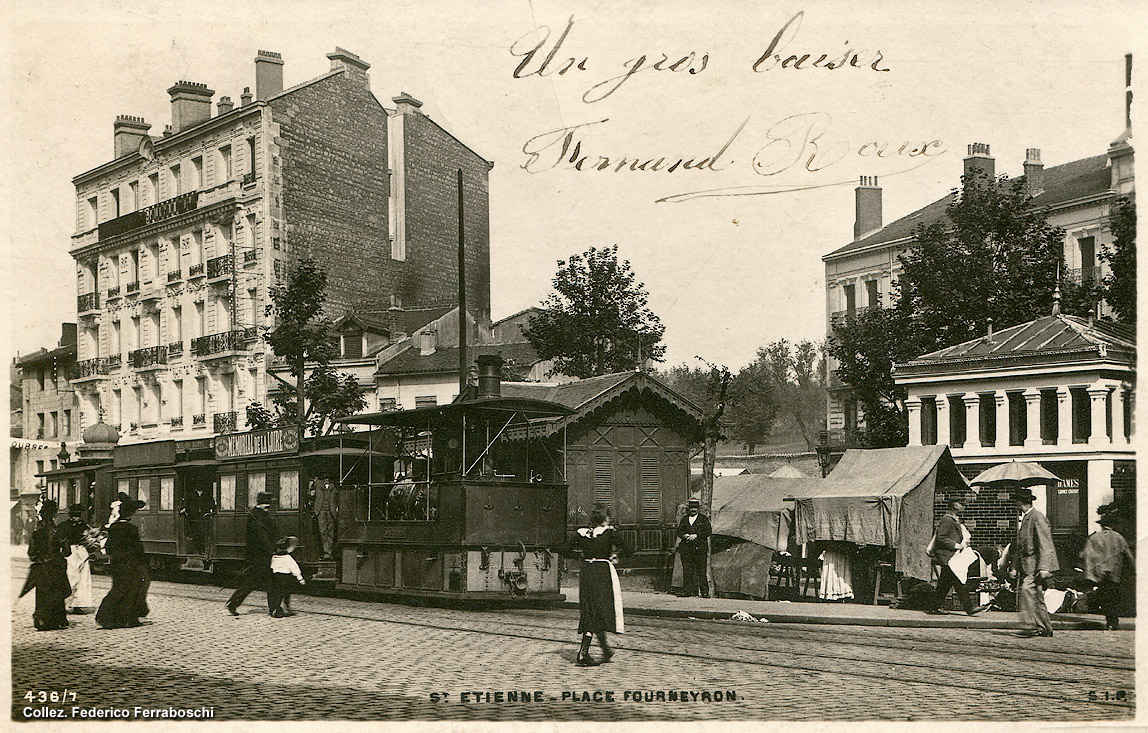 Tranvie francesi d'inizio Novecento - St. Etienne.