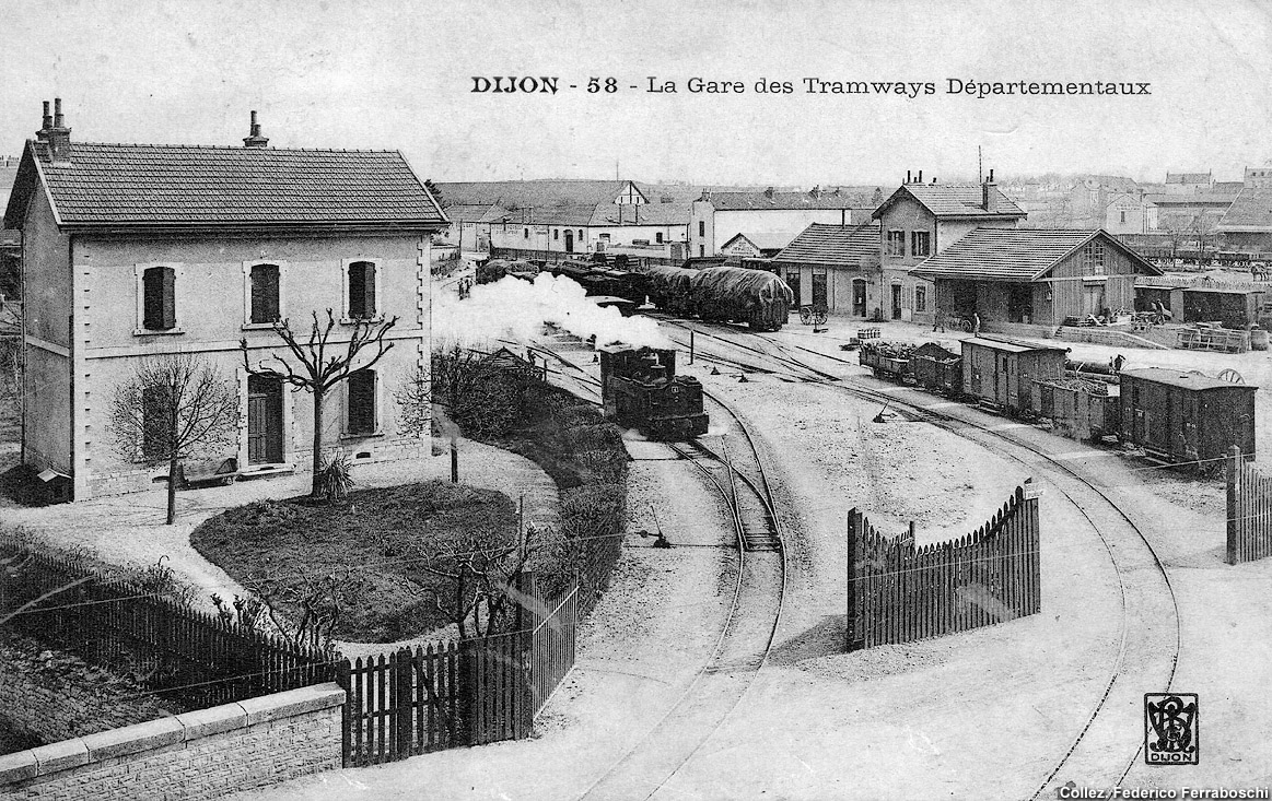 Tranvie francesi d'inizio Novecento - Chemins de fer dpartementaux de la Cte-d'Or (CDCO).