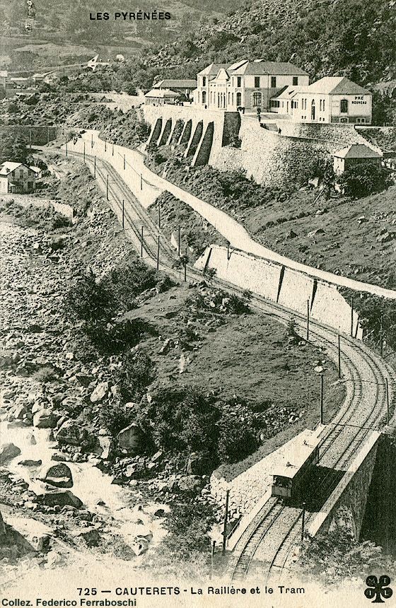 La trazione elettrica. - Cauterets.