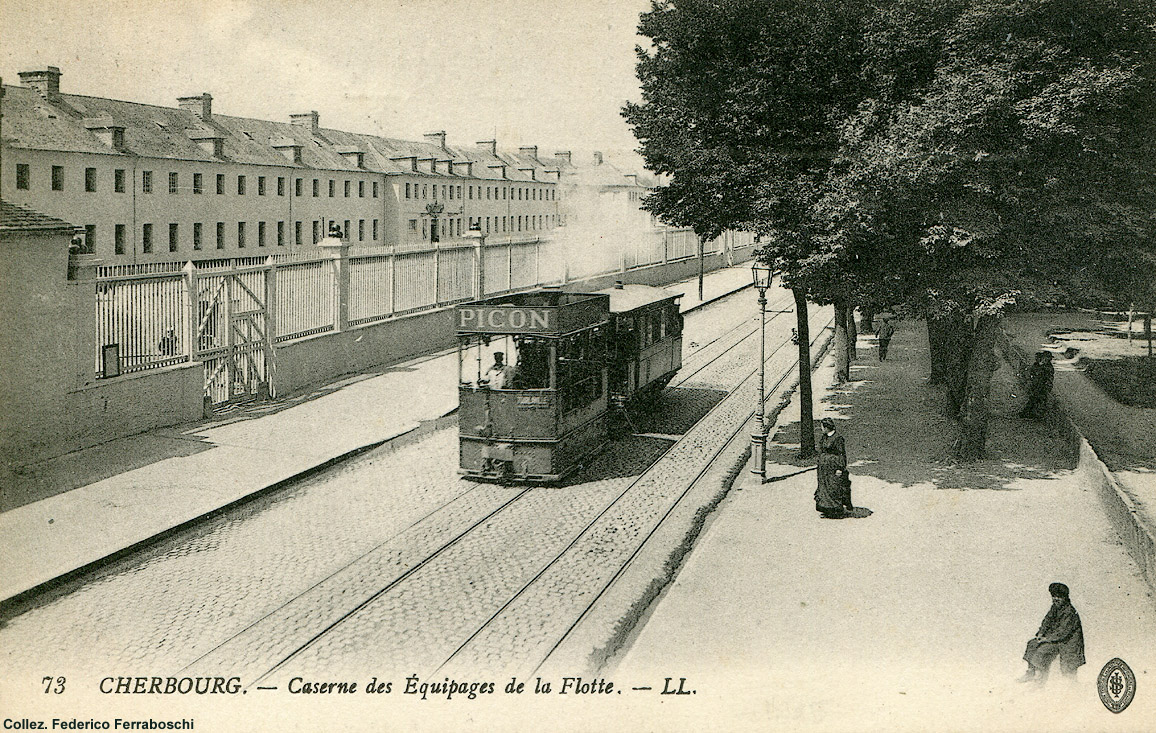 Tranvie francesi d'inizio Novecento - Cherbourg.