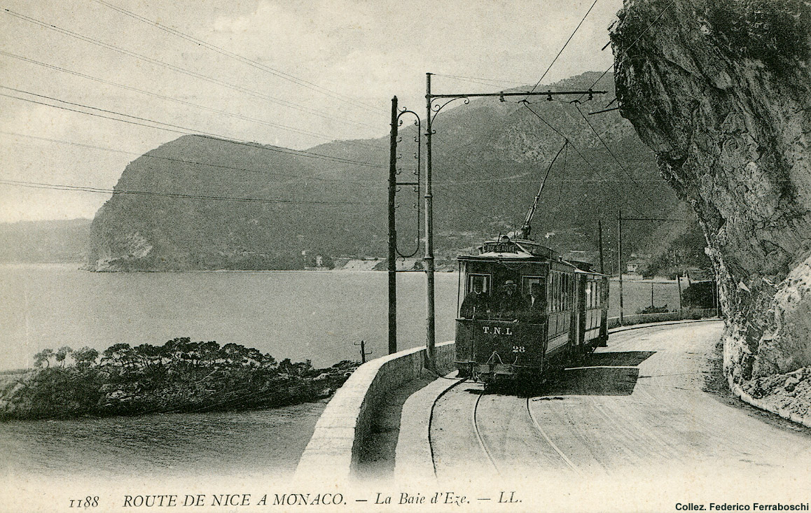 La trazione elettrica. - Eze-sur-Mer.