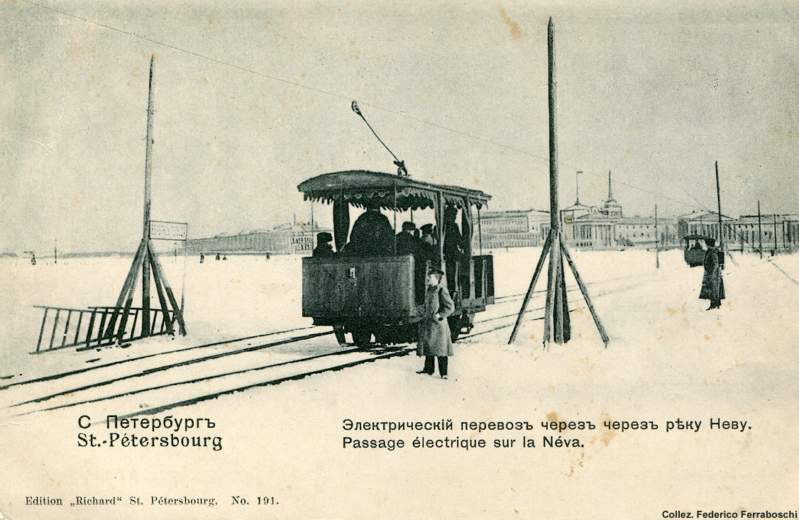 Tram sul ghiaccio - S. Pietroburgo.