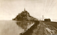 Tranvie francesi d'inizio Novecento - Ligne de Pontorson au Mont-Saint-Michel.