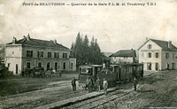 Tranvie francesi d'inizio Novecento - Pont-de-Beauvoisin.