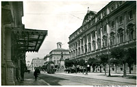 Cartoline di tram romani - Via XX Settembre.