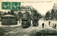 Tram elettrici ad accumulatori - Paris Place Pèreire.