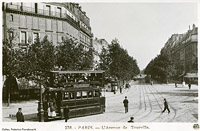 Tram ad aria compressa - Paris Av. de Tourville.
