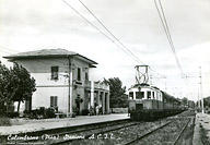 Locomotive in cartolina - Calambrone (LI).