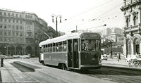 I tram di Genova - Le Littorine - P.za Verdi.